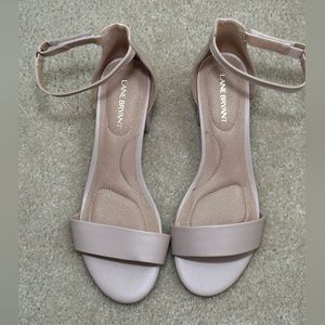 Lane Bryant Ankle Strap Block-Heel - Faux Leather